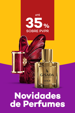 Novidades de Perfumes com destaque promocional de at&eacute; 35% obre pre&ccedil;o de Venda ao P&uacute;blico Recomendado